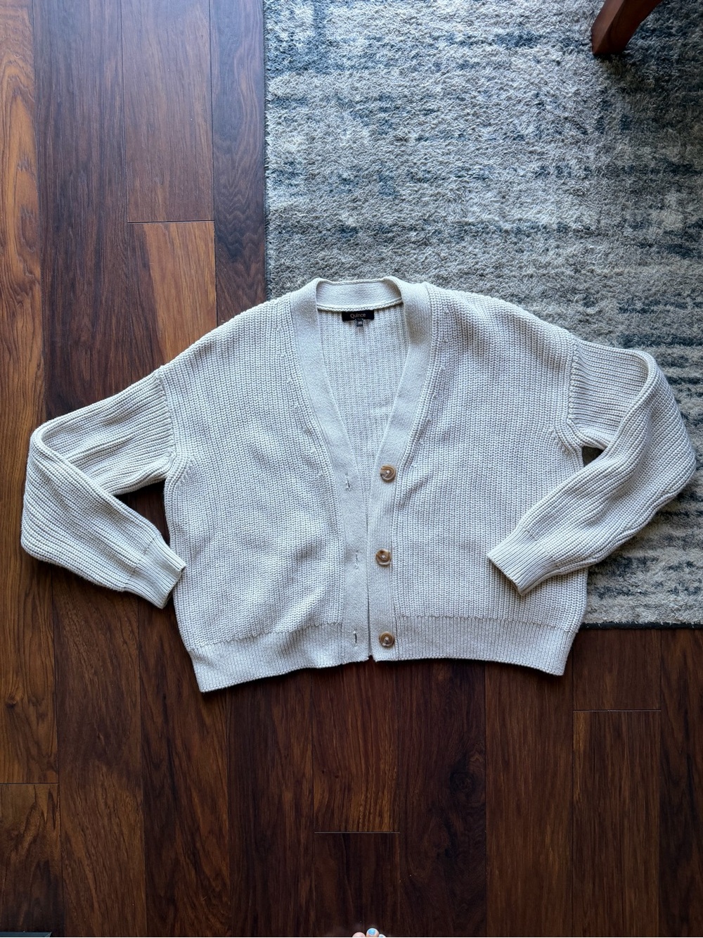 Quince organic cotton cropped Cardigan